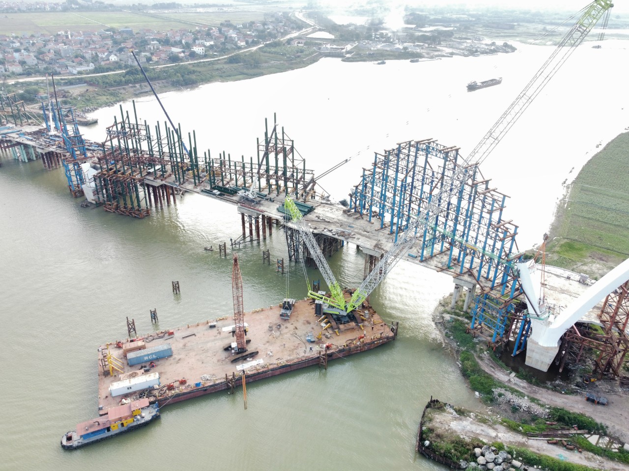 Steel Arch Bridge Phat Tich – Dai Dong Thanh Project (March 2023)