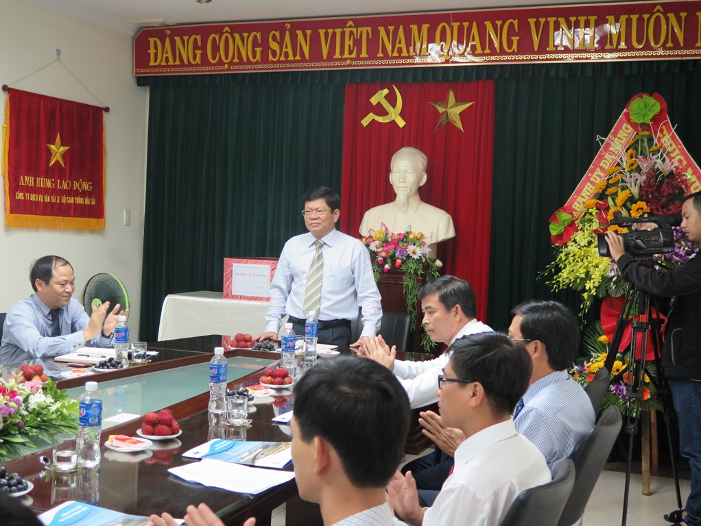 Chào mừng Lãnh đạo Thành Ủy Đà Nẵng đến thăm công ty nhân ngày Doanh nhân Việt Nam