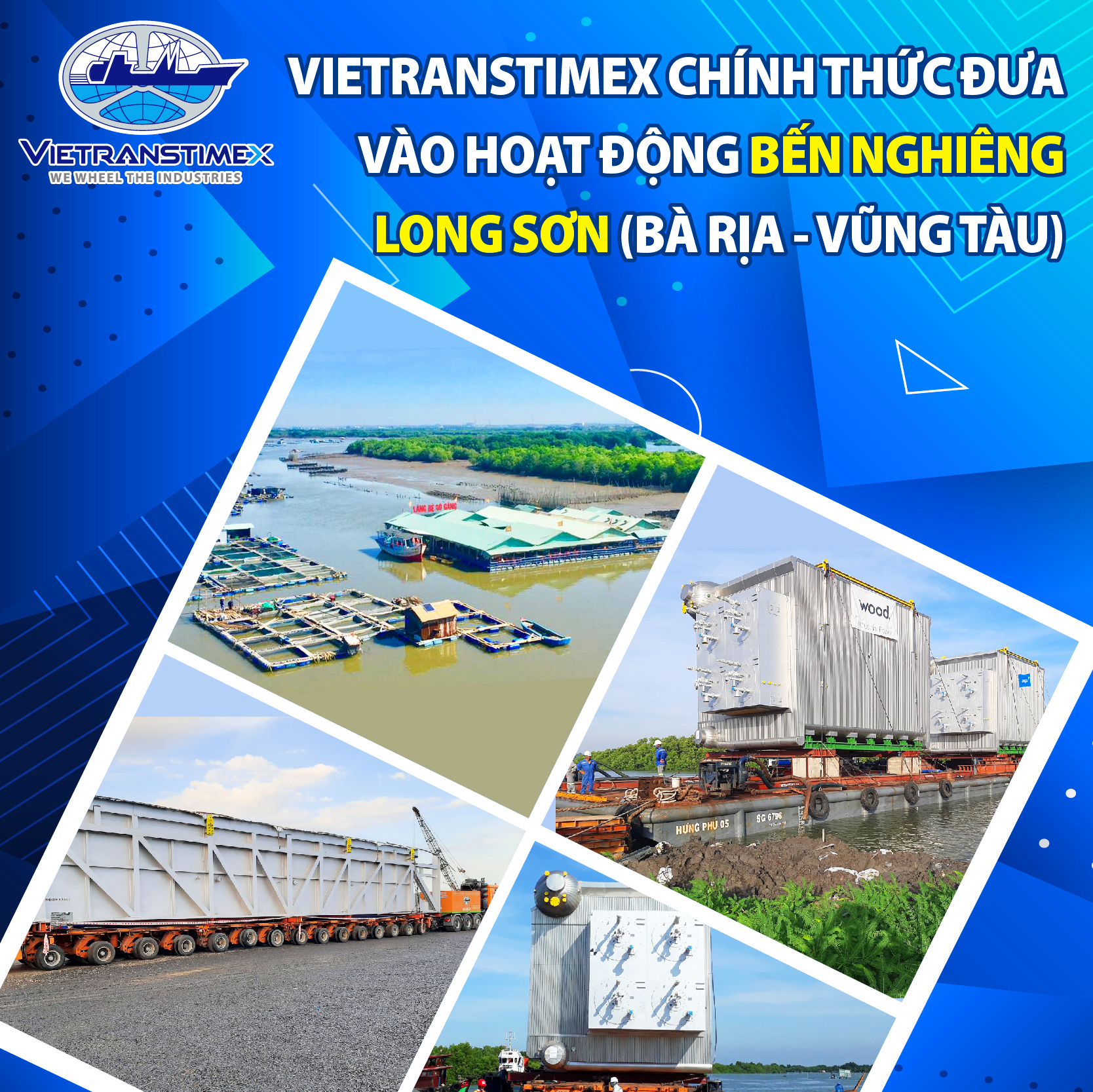 Vietranstimex Officially Put Thanh Hung Inland Waterway Port Into Operation In Long Son, Ba Ria Vung Tau