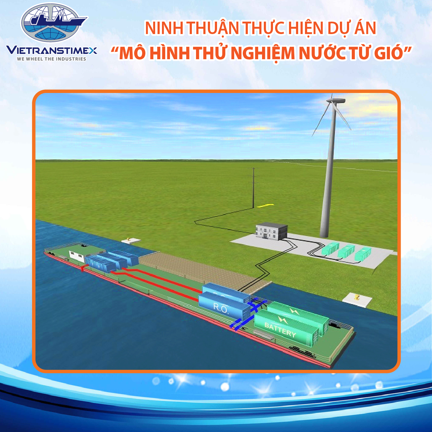 Ninh Thuan To Implement Water-By-Wind Demonstration Project