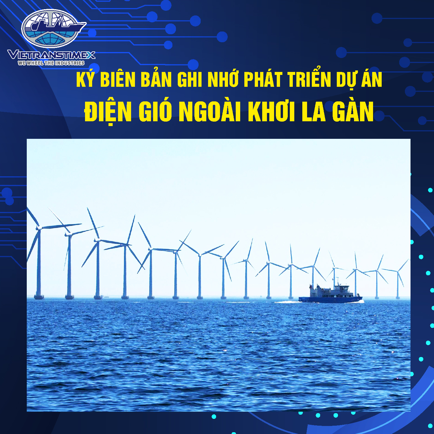 Signing Mou On Developing Lan Gan Off-Shore Wind Power Project