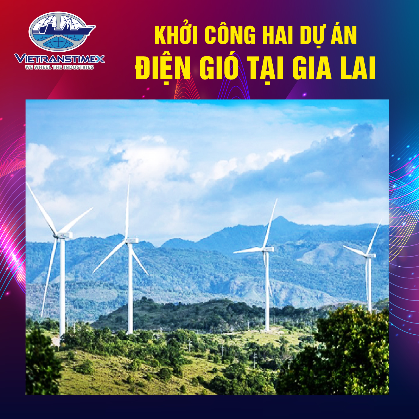 Construction Starts On Two Wind Farms In Gia Lai Province