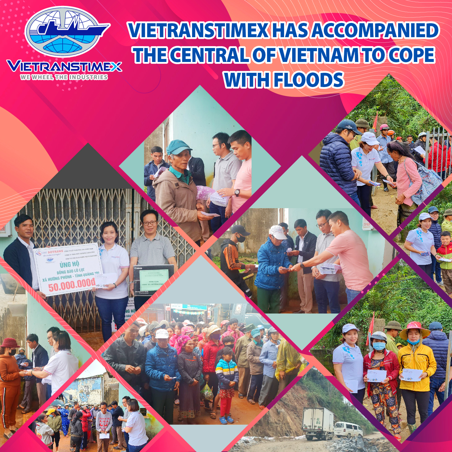 Vietranstimex Has Accompanied The Central Of Vietnam To Cope With Floods