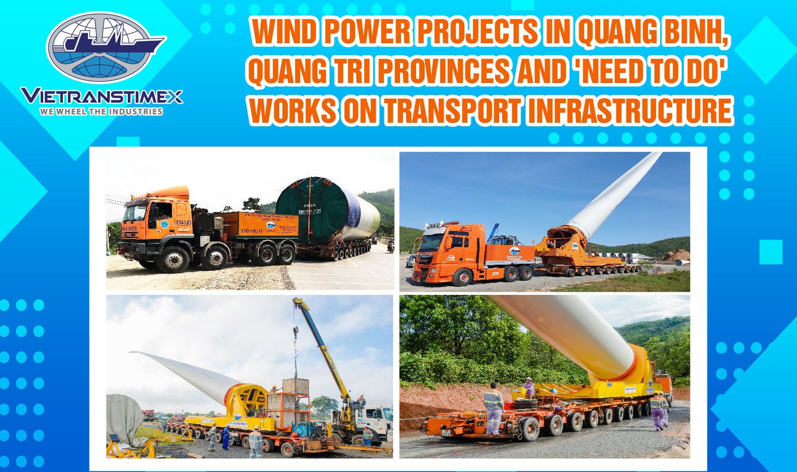 Wind Power Projects In Quang Binh, Quang Tri Provinces And 'Need To Do' Works On Transport Infrastructure