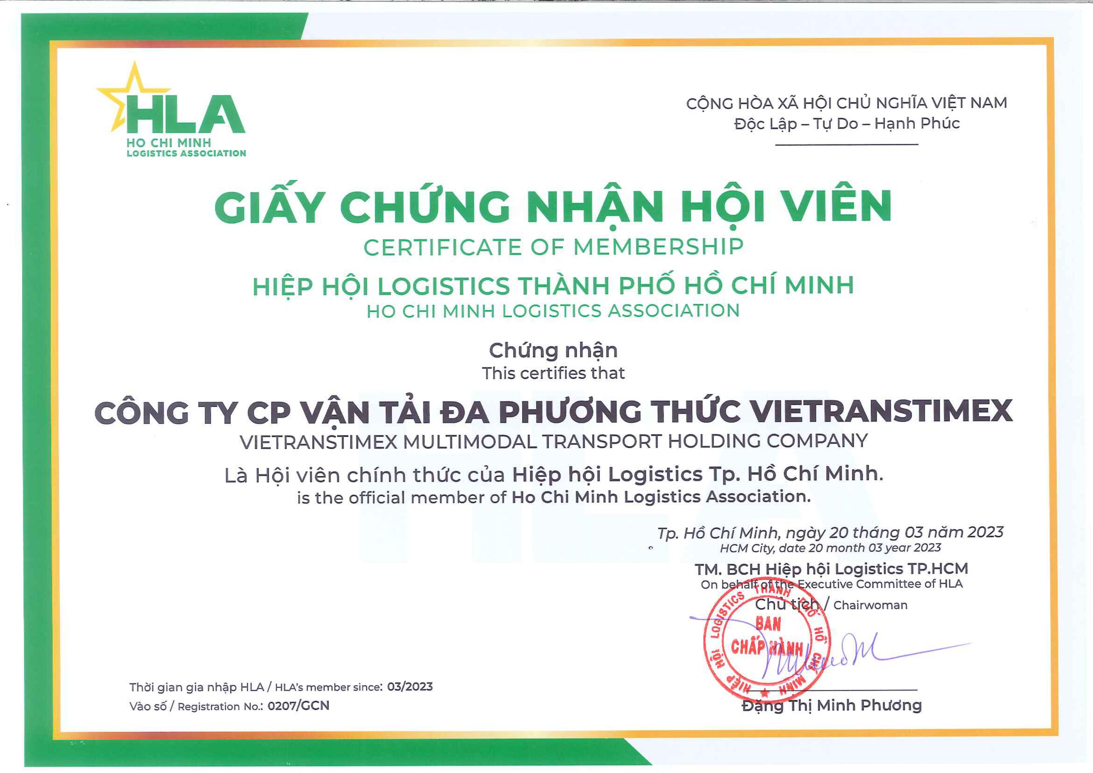 Ho Chi Minh Logistics Association (HLA)